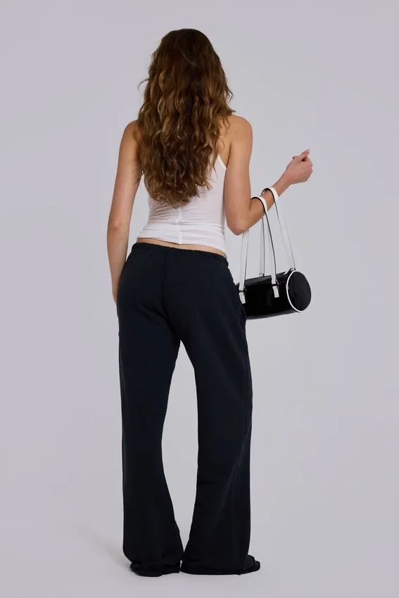Spodnie jogger Cleo Slouchy Bootcut w kolorze czarnym