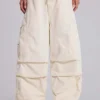 Spodnie Parachute Cargo Ecru