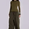 Spodnie Parachute Cargo w kolorze khaki