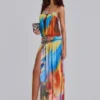 Sukienka maxi Livia z paskiem bandeau