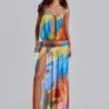 Sukienka maxi Livia z paskiem bandeau