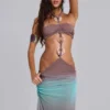 Sukienka maxi Marilis w stylu ombre