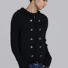 Sweter z kapturem w stylu militarnym
