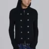 Sweter z kapturem w stylu militarnym
