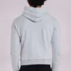 Szara bluzka z kapturem „Monster Hoodie” z melanżu
