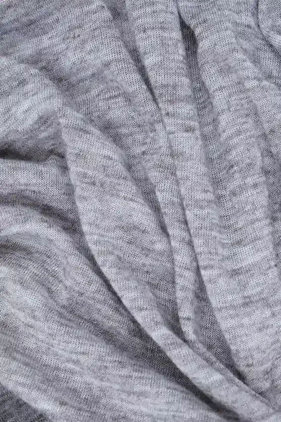 Szara koszulka typu henley Haze