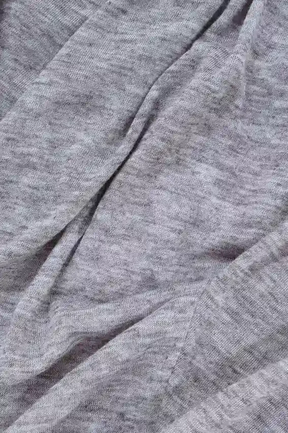 Szara koszulka typu henley Haze
