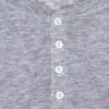 Szara koszulka typu henley Haze