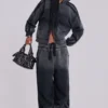 Szara sportowa Monster Hoodie w luźnym kroju