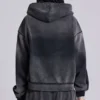 Szara sportowa Monster Hoodie w luźnym kroju