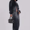 Szare, luźne spodnie dresowe „Monster Joggers” w stylu sportowym