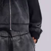 Szara sportowa Monster Hoodie w luźnym kroju