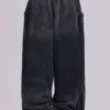 Szare, luźne spodnie dresowe „Monster Joggers” w stylu sportowym