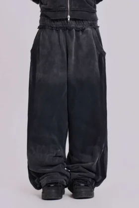 Szare, luźne spodnie dresowe „Monster Joggers” w stylu sportowym