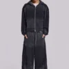 Szare, luźne spodnie dresowe „Monster Joggers” w stylu sportowym
