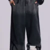 Szare, luźne spodnie dresowe „Monster Joggers” w stylu sportowym
