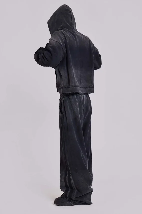 Szare, luźne spodnie dresowe „Monster Joggers” w stylu sportowym