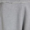 Szare melanżowe luźne Monster Joggers z mankietami