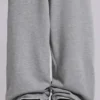 Szare, melanżowe, luźne spodnie dresowe Monster Joggers