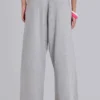 Szare, melanżowe, luźne spodnie dresowe Monster Joggers