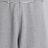 Szare, melanżowe, luźne spodnie dresowe Monster Joggers