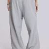 Szare, melanżowe, luźne spodnie dresowe Monster Joggers