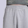Szare, melanżowe, luźne szorty dresowe Monster Joggers