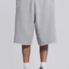Szare, melanżowe, luźne szorty dresowe Monster Joggers