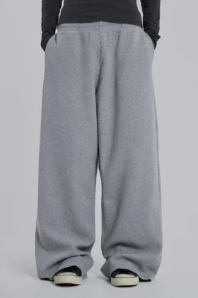 Szare, melanżowe Monster Joggers „Waffle”
