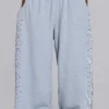 Szare Monster Joggers „Hardcore Jewel” z melanżu