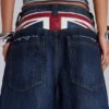 Szorty dżinsowe Union Jack Indigo Colossus