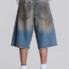 Szorty jeansowe Colossus w wykończeniu Mud Wash