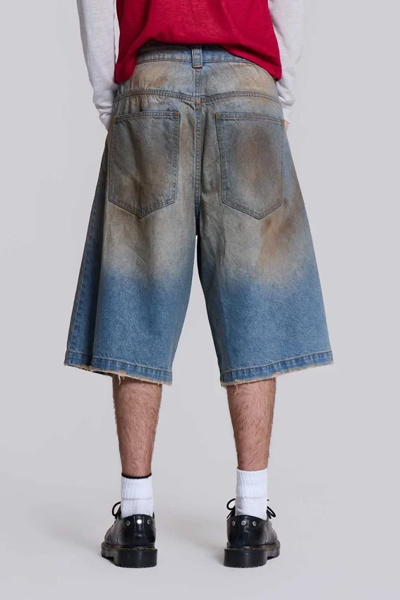 Szorty jeansowe Colossus w wykończeniu Mud Wash