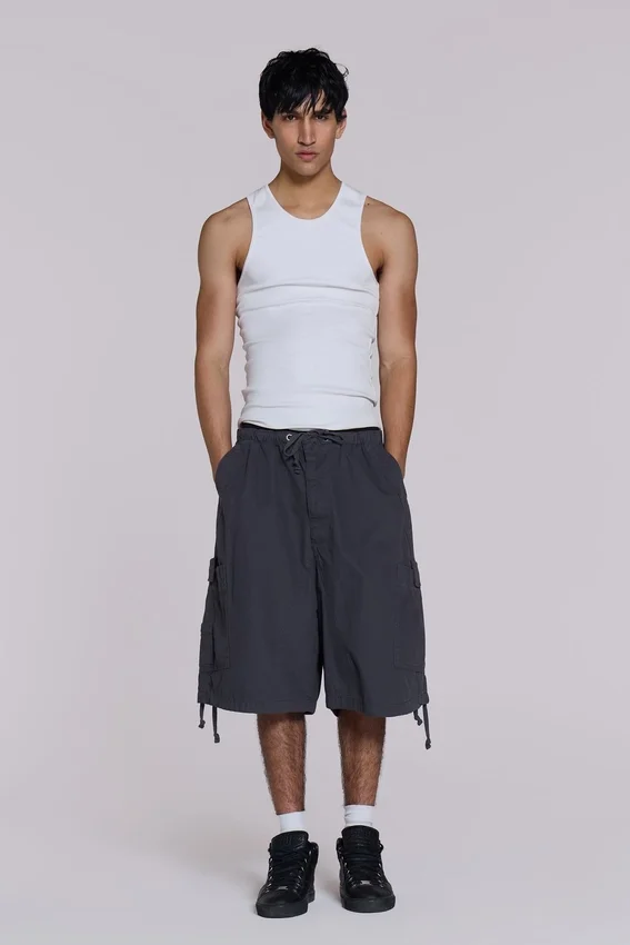 Szorty Parachute Cargo „Vintage Grey”