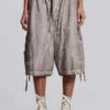 Szorty Parachute w stylu „Stone Oil Wash”