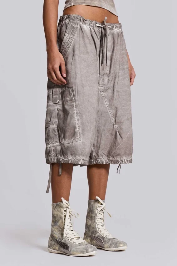 Szorty Parachute w stylu „Stone Oil Wash”