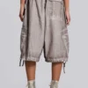 Szorty Parachute w stylu „Stone Oil Wash”