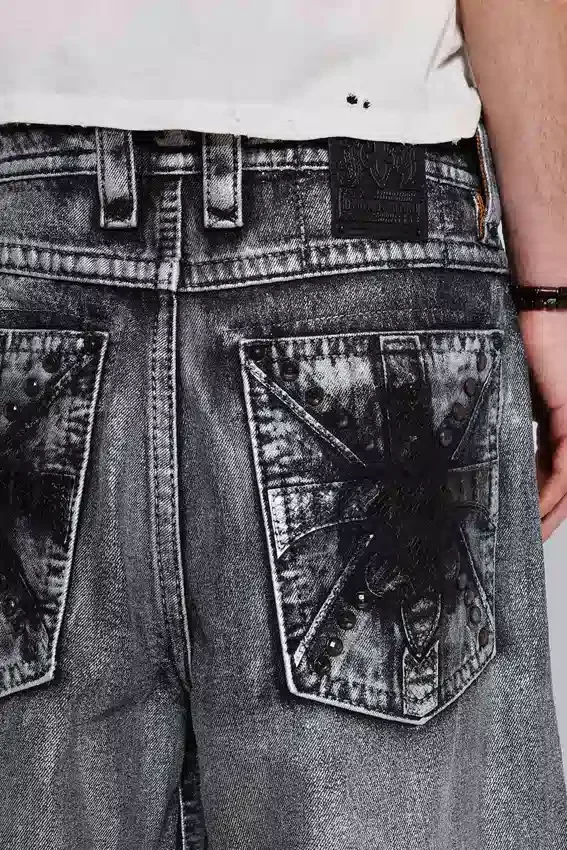 Szorty Rock Revival Silver Dust