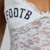 Top na ramiączkach z koronką Kickoff
