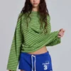 Top z długim rękawem Klyne Stripe