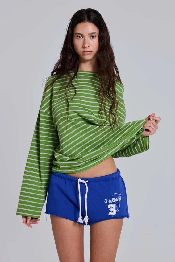 Top z długim rękawem Klyne Stripe