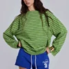 Top z długim rękawem Klyne Stripe