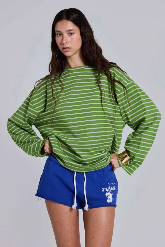 Top z długim rękawem Klyne Stripe