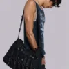 Torba satchel z powlekanego dżinsu „Drummer”