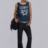 Torba satchel z powlekanego dżinsu „Drummer”