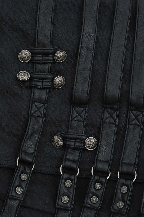 Torba satchel z powlekanego dżinsu „Drummer”