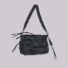 Torba typu satchel z imitacji skóry