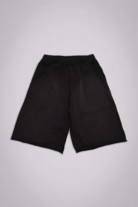 Wyprane czarne luźne szorty dresowe Monster Joggers